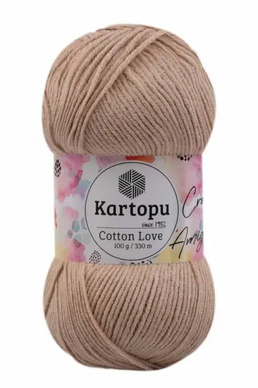 Kartopu Cotton Love El Örgü İpi  | Bej K837