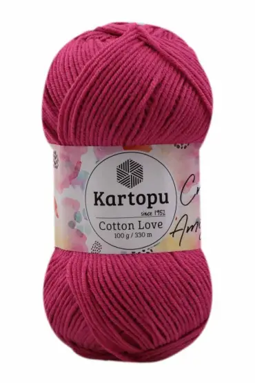 Kartopu Cotton Love El Örgü İpi  | Fuşya K734