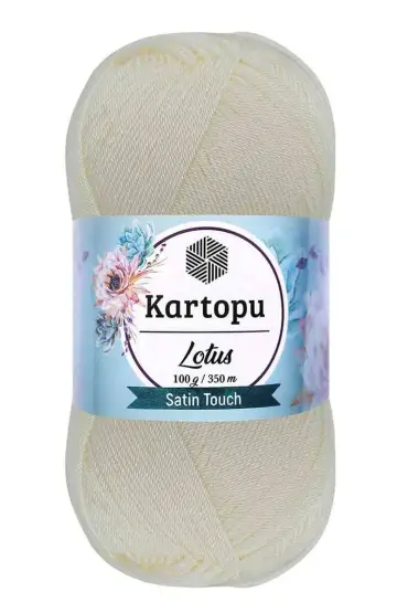 Kartopu Lotus El Örgü İpi  Ekru K019