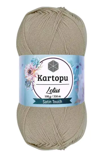 Kartopu Lotus El Örgü İpi  Mantar Beji K861