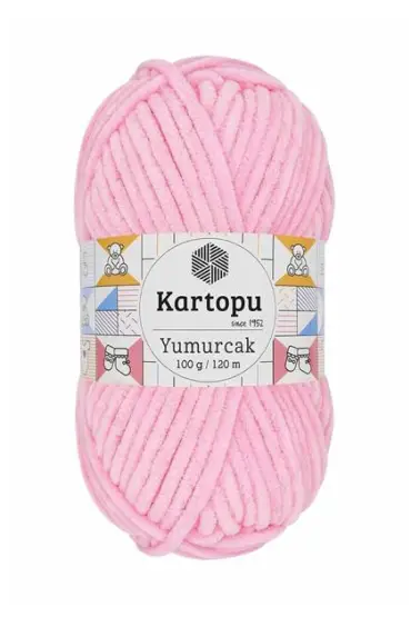 Kartopu Yumurcak El Örgü İpi  Pembe K767