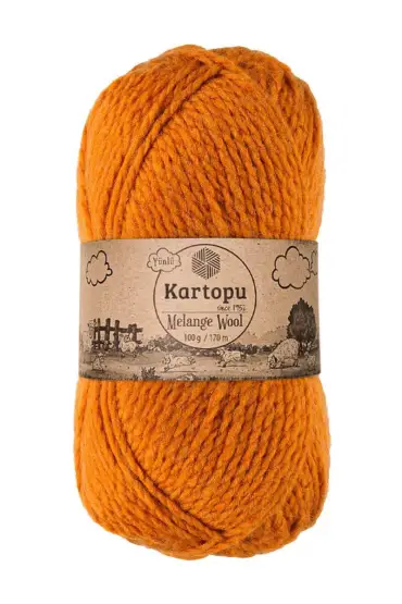 Kartopu Melange Wool El Örgü İpi Tarçın K1854