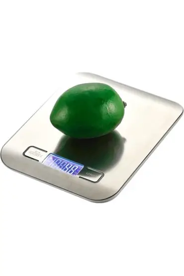 DİJİTAL PLATİN YUVARLAK MUTFAK TERAZİSİ 5KG. TF-1002 (4767)