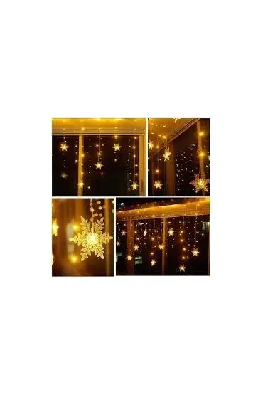 Kar 4m 96 Led 19 Saçak 40-50-60cm Gün Işığı Kartanesi Boyutu:7cm