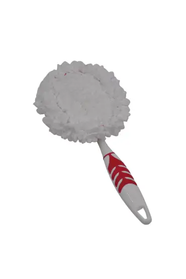 Mikrofiber Duster Toz Leke Kir Alıcı Temizleyici Tutacaklı Temizlik Bezi Aparatı Malzemesi (4767)