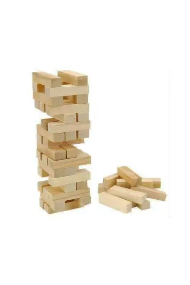 54 PARÇA  AHŞAP DENGE JENGA OYUNU (4767)