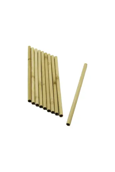 10 PCS AHŞAP BAMBU PİPET (4767)