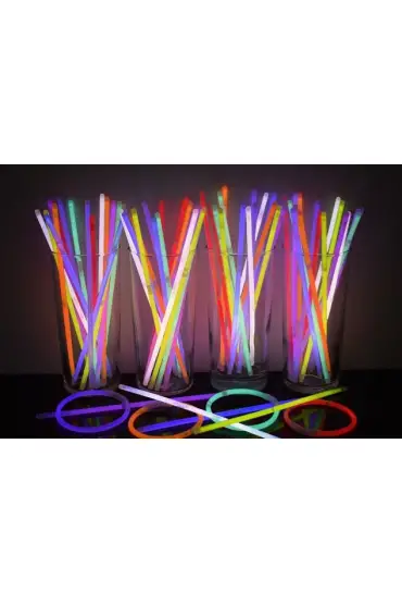 Glow Fosforlu Neon Bileklik 50 Adet (4767)