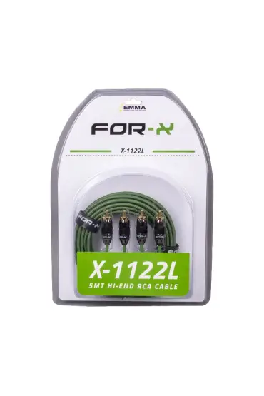 FORX X-1122L 2 RCA + 2 RCA BAKIR 5 METRE KABLO (4767)