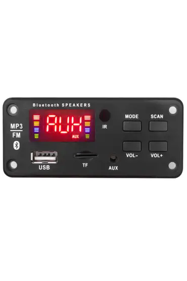 MAGICVOICE G019 USB/SD/AUX/BLUETOOTH/KUMANDA/MP3 OTO TEYP ÇEVİRİCİ DİJİTAL PLAYER BOARD (12V-5V) (4767)