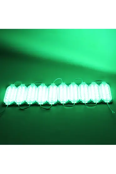 TEK RENK YEŞİL MODÜL LED 2835 24 VOLT 2.4 WATT (4767)