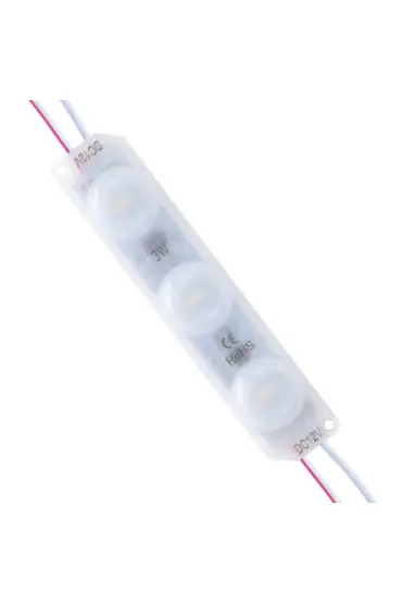 MODÜL LED 12V 3W SOĞUK BEYAZ + GÜN IŞIĞI 2835 93 X 21MM IP65 220-240LM 180 DERECE (4767)