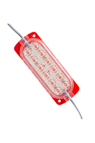 TEK RENK KIRMIZI MODÜL LED 2835 24 VOLT 2.4 WATT (4767)