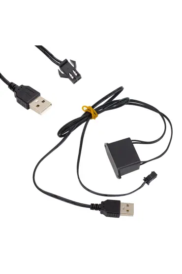 NEON BEYAZ 5 METRE İP AYDINLATMA 5 V USB ADAPTÖRLÜ (4767)