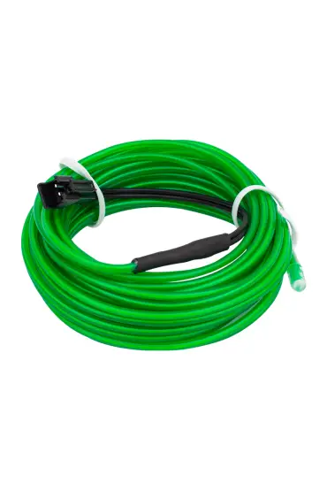 NEON YEŞİL 5 METRE İP AYDINLATMA 5 V USB ADAPTÖRLÜ (4767)