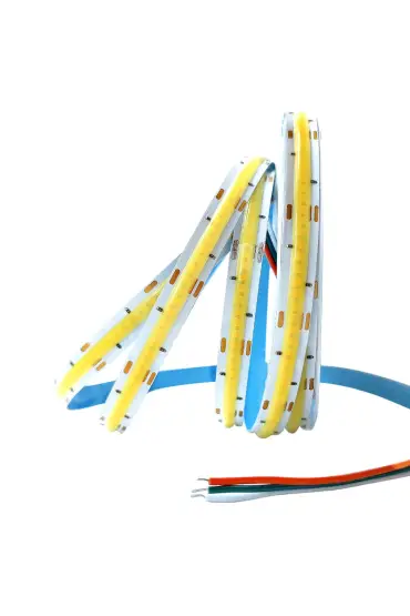 YEŞİL 5 METRE 12V COB ŞERİT LED STRIP 200 LED 3000K FOSFORLU (4767)