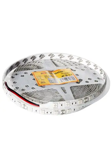 LED ŞERİT 3 ÇİPLİ MAVİ DIŞ MEKAN SİLİKONLU 60 LED 5 METRE FİYATI  (5050) (4767)