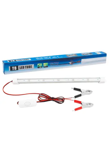 12 VOLT 5 WATT T8 LED AMPUL 30 CM AKÜ MAŞALI (4767)