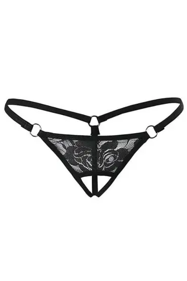  945 Dantelli Özel Bölgesi Açık G-String