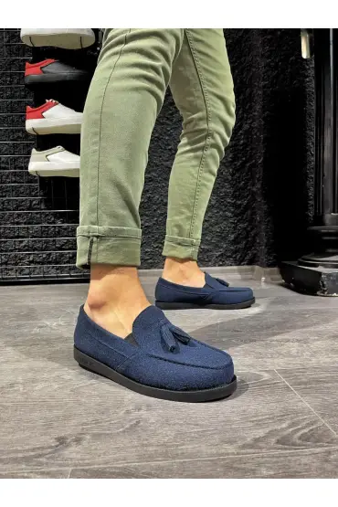  941  Loafer Erkek Ayakkabı  Mavi