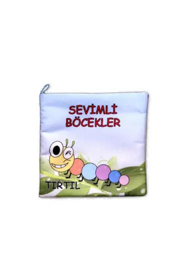  247  Sevimli Böcekler Kumaş Sessiz Kitap