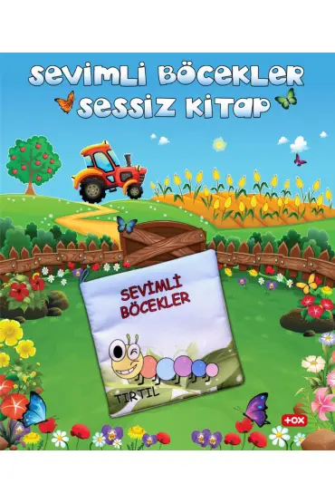  247  Sevimli Böcekler Kumaş Sessiz Kitap