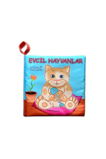  247  Evcil Hayvanlar Sessiz Kumaş Kitap