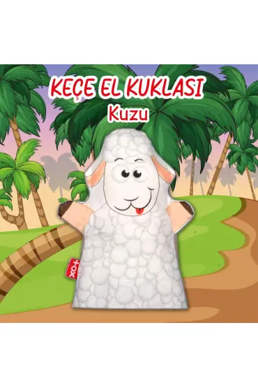  247  Kuzu Evcil Hayvanlar Keçe El Kukla