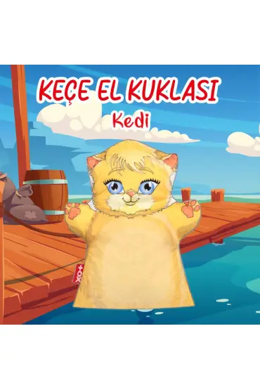  247  Kedi Evcil Hayvanlar Keçe El Kukla