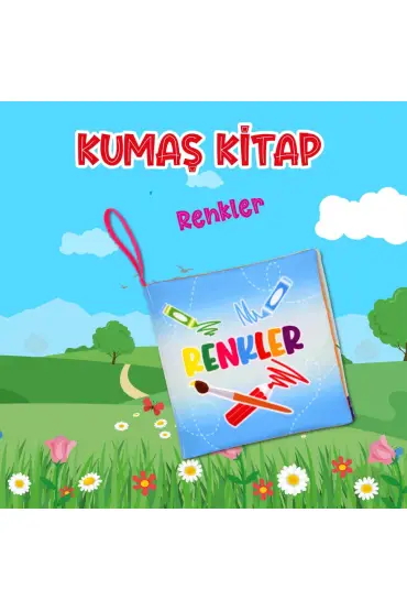  247  Renkler Kumaş Sessiz Kitap