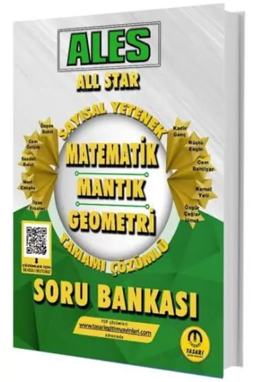 Tasarı Yayınları 2025 ALES All Star Sayısal Yetenek Matematik Mantık Geometri Soru Bankası  (4022)