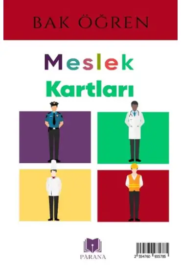 Meslekler - Bak Öğren Kartları - İlk Bilgilerim  (4022)