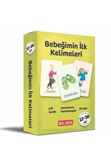 Bebeğimin İlk Kelimeleri Kartları 12 - 36 Ay  (4022)