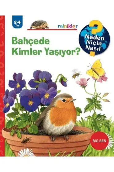 Bahçede Kimler Yaşıyor? - Neden Niçin Nasıl 2 - 4 Yaş  (4022)