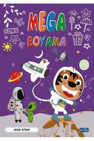 Mega Boyama Mor Kitap  (4022)