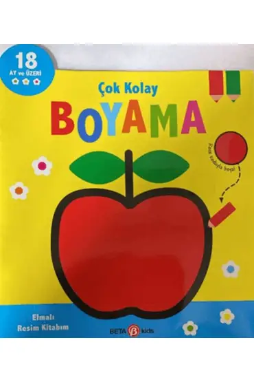 Çok Kolay Boyama Elmalı Resim Kitabım  (4022)