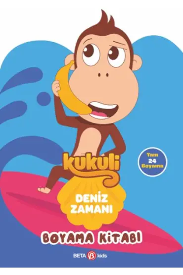 Kukuli Deniz Zamanı Boyama Kitabı  (4022)