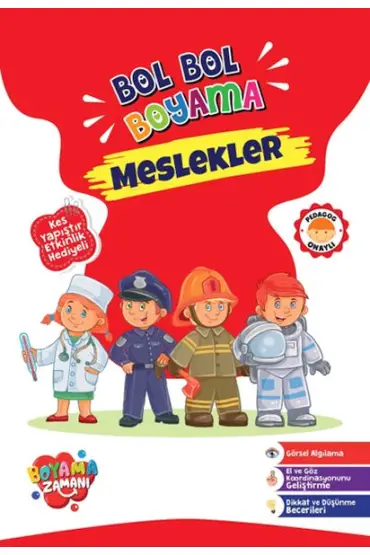 Bol Bol Boyama - Meslekler  (4022)