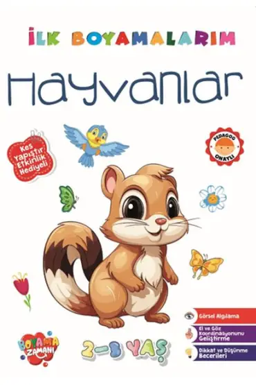 İlk Boyamalarım -Hayvanlar  (4022)