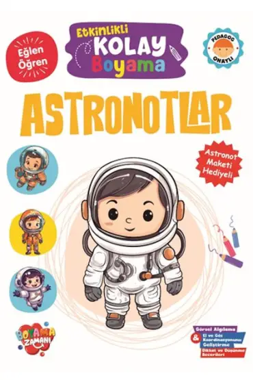 Etkinlikli Kolay Boyama -Astronotlar  (4022)