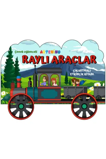 Taşıtlar Serisi - Raylı Araçlar Çıkartmalı Etkinlik Kitabı  (4022)