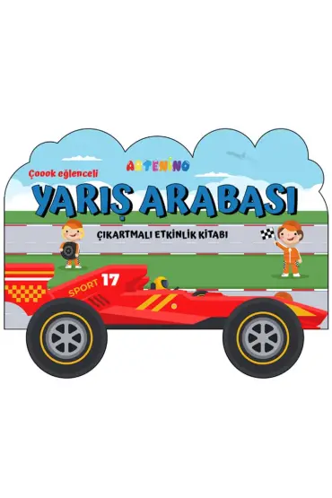 Taşıtlar Serisi - Yarış Arabası Çıkartmalı Etkinlik Kitabı  (4022)