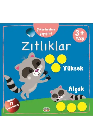 Çıkartmaları Yapıştır-Zıtlıklar (Yüksek-Alçak)  (4022)