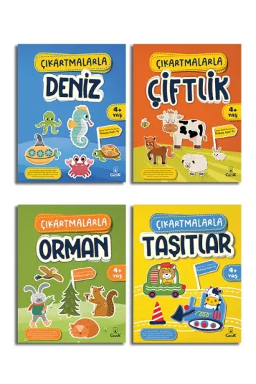 Çıkartmalarla Etkinlik Serisi (4Kitap)  (4022)