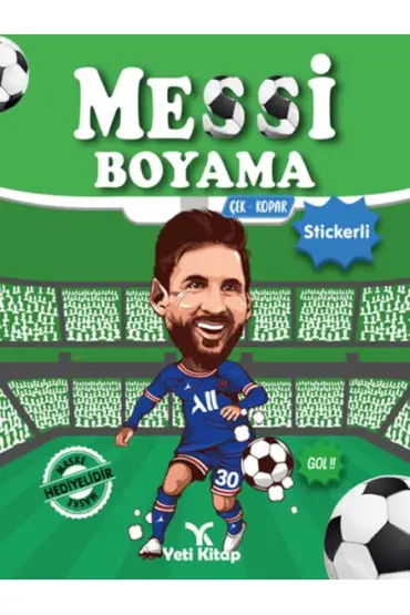 Messi Boyama Kitabı  (4022)