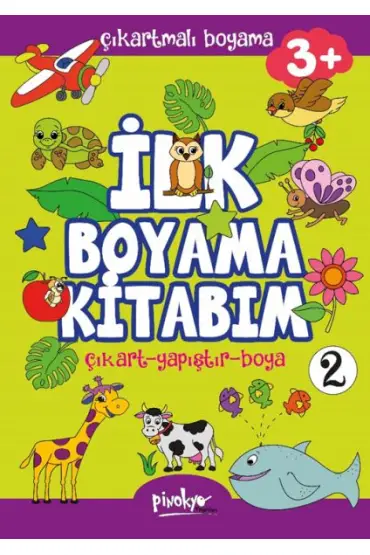 Çıkartmalı İlk Boyama Kitabım 3+ Yaş-2  (4022)