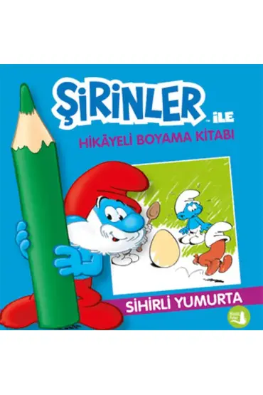 Şirinler İle Hikaye Boyama Kitabı - Sihirli Yumurta  (4022)