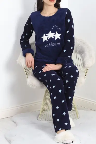 Polar Pijama Takımı Lacivert2