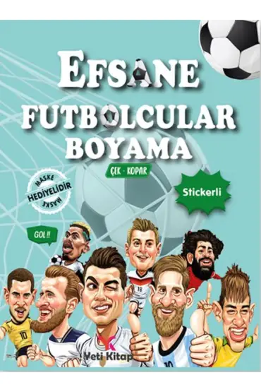 Efsane Futbolcular Boyama Kitabı  (4022)