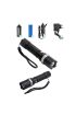 Swat Profesyonel Şarjlı El Feneri Ledli Flashlight Zoom Özellikli 6 Parça Full Set